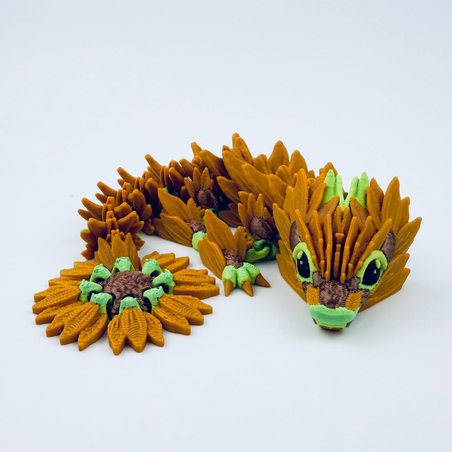 baby sunflower dragon - gold