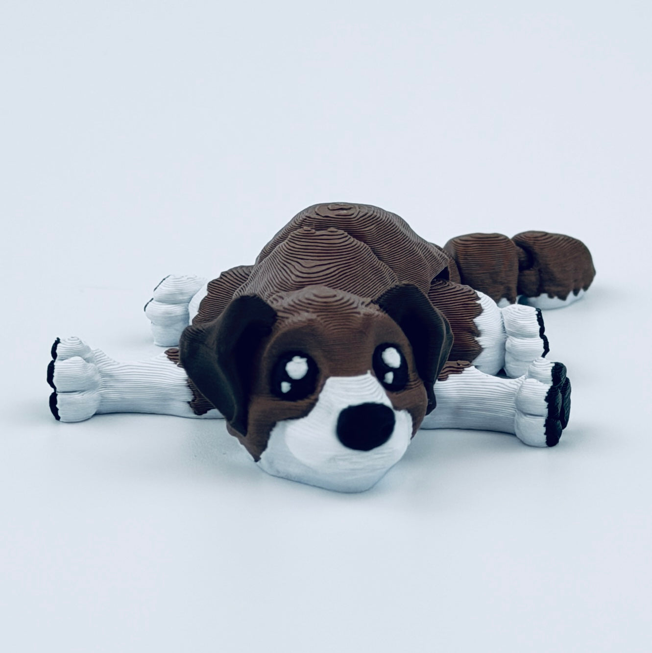 brown and white mini dog