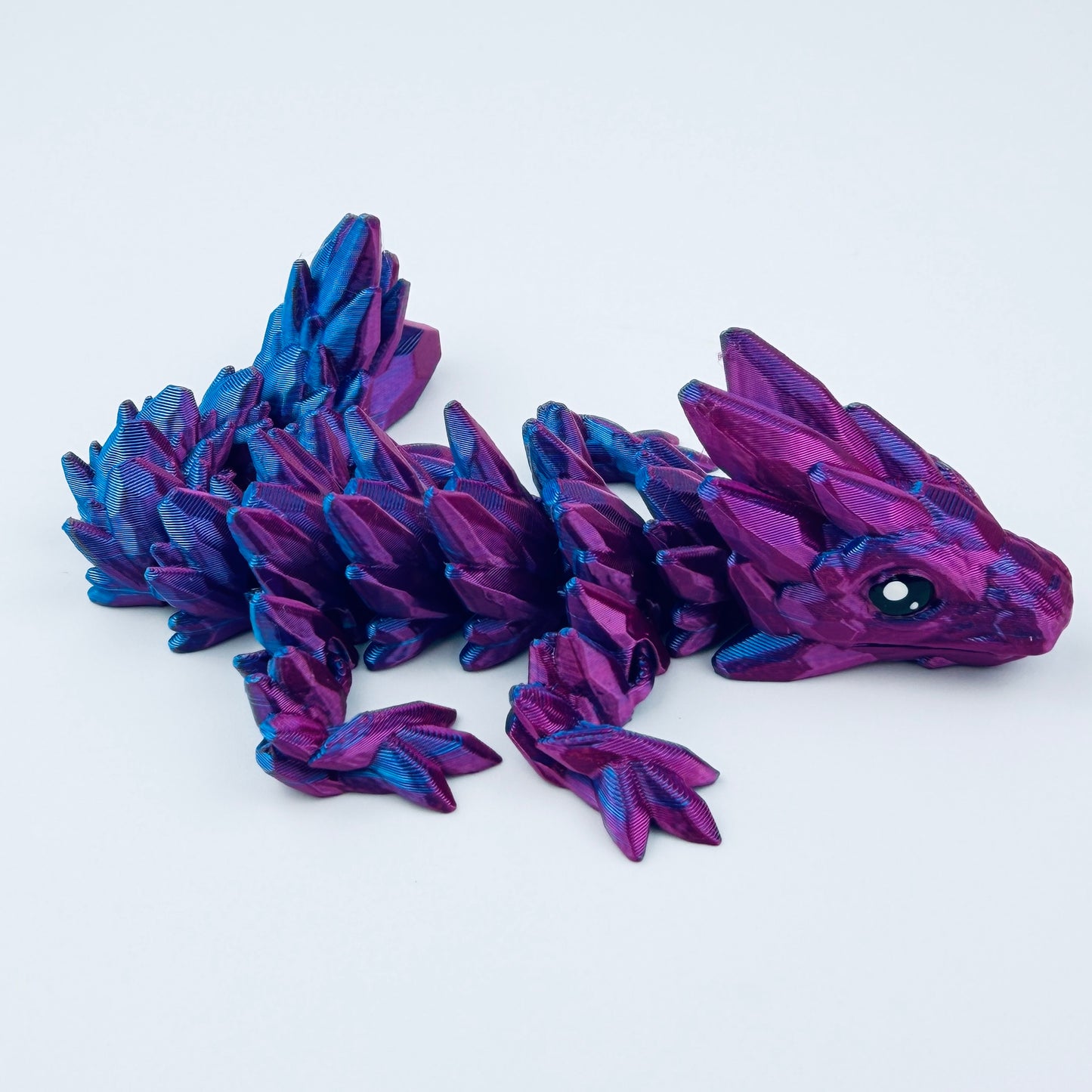 baby gemstone dragon - pink/blue