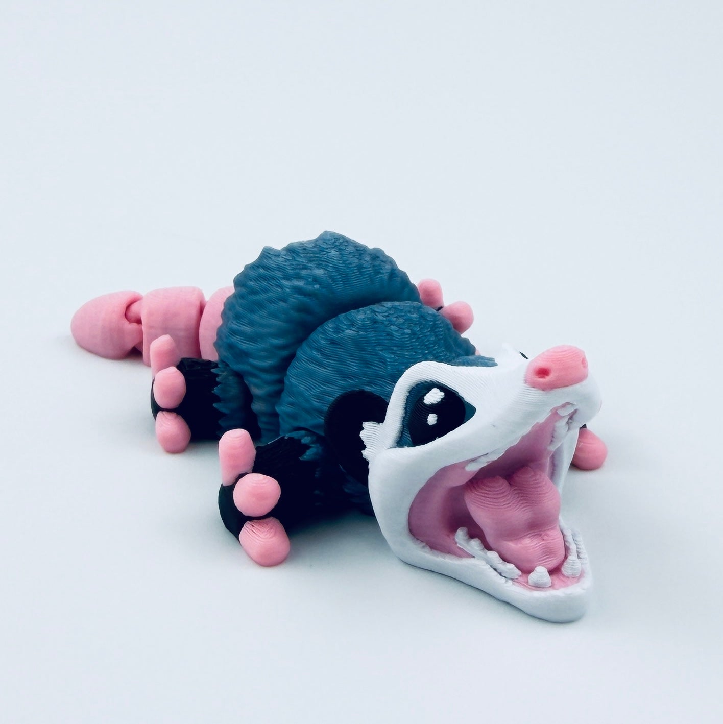 3d printed mini opossum - view 3