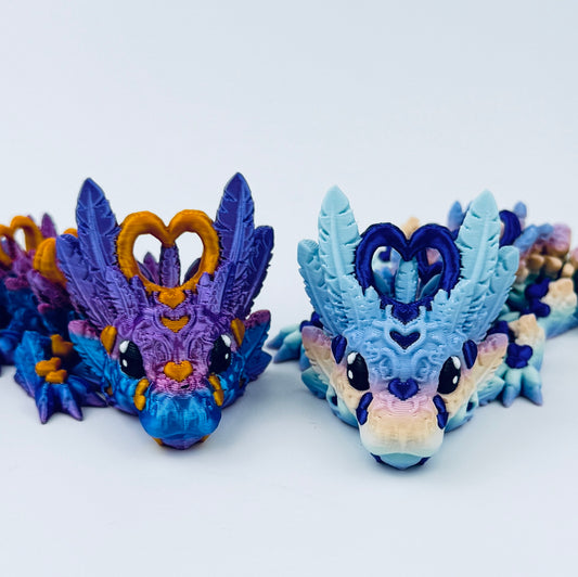 Baby light heart dragons