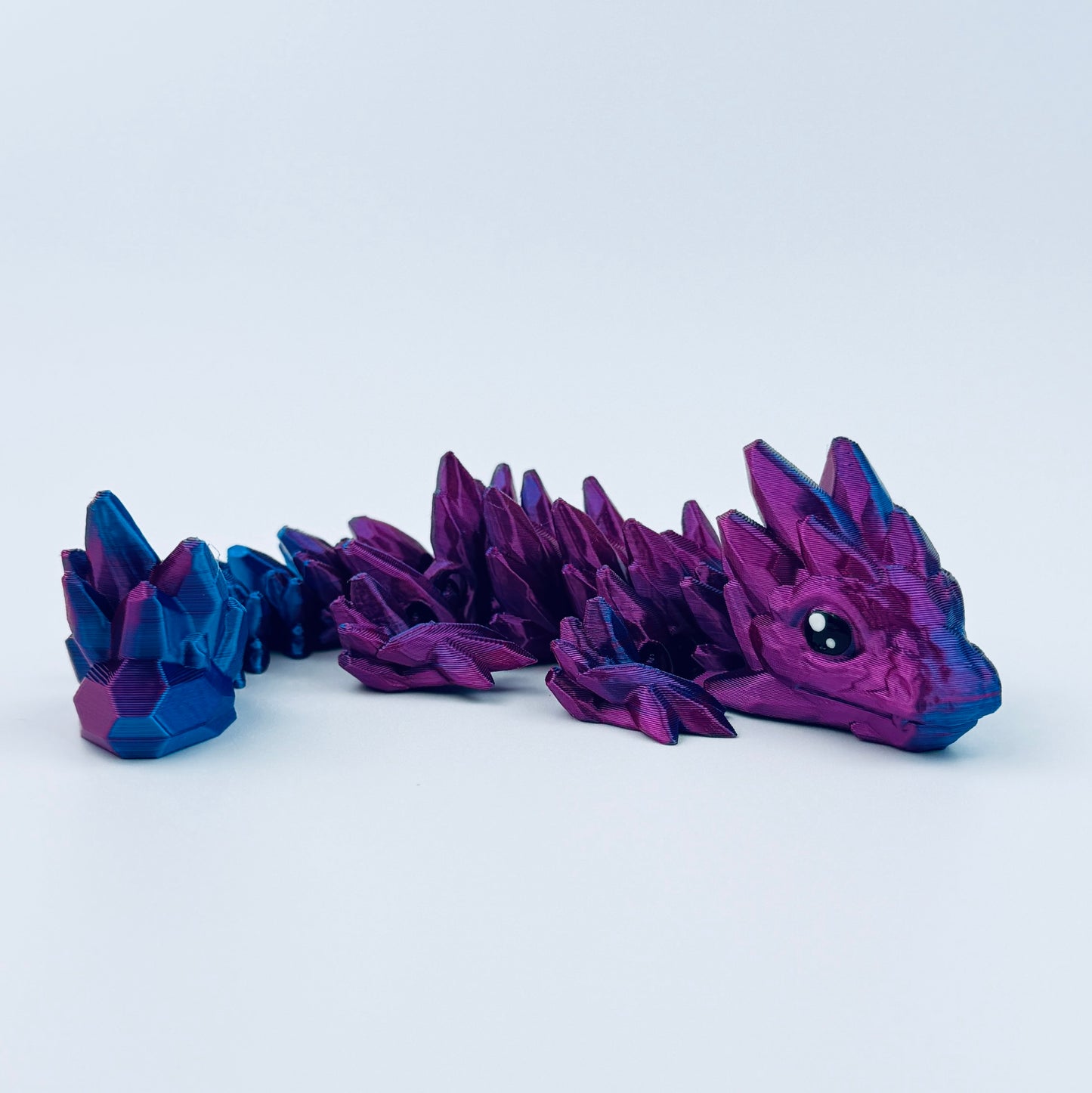 baby gemstone dragon - pink/blue