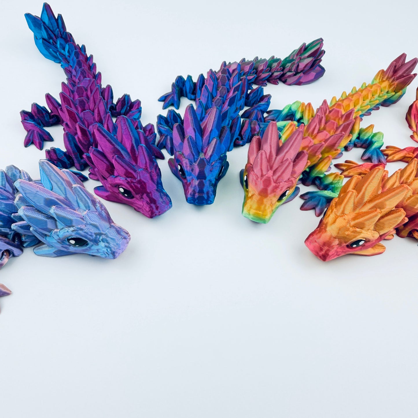colourful baby dragons