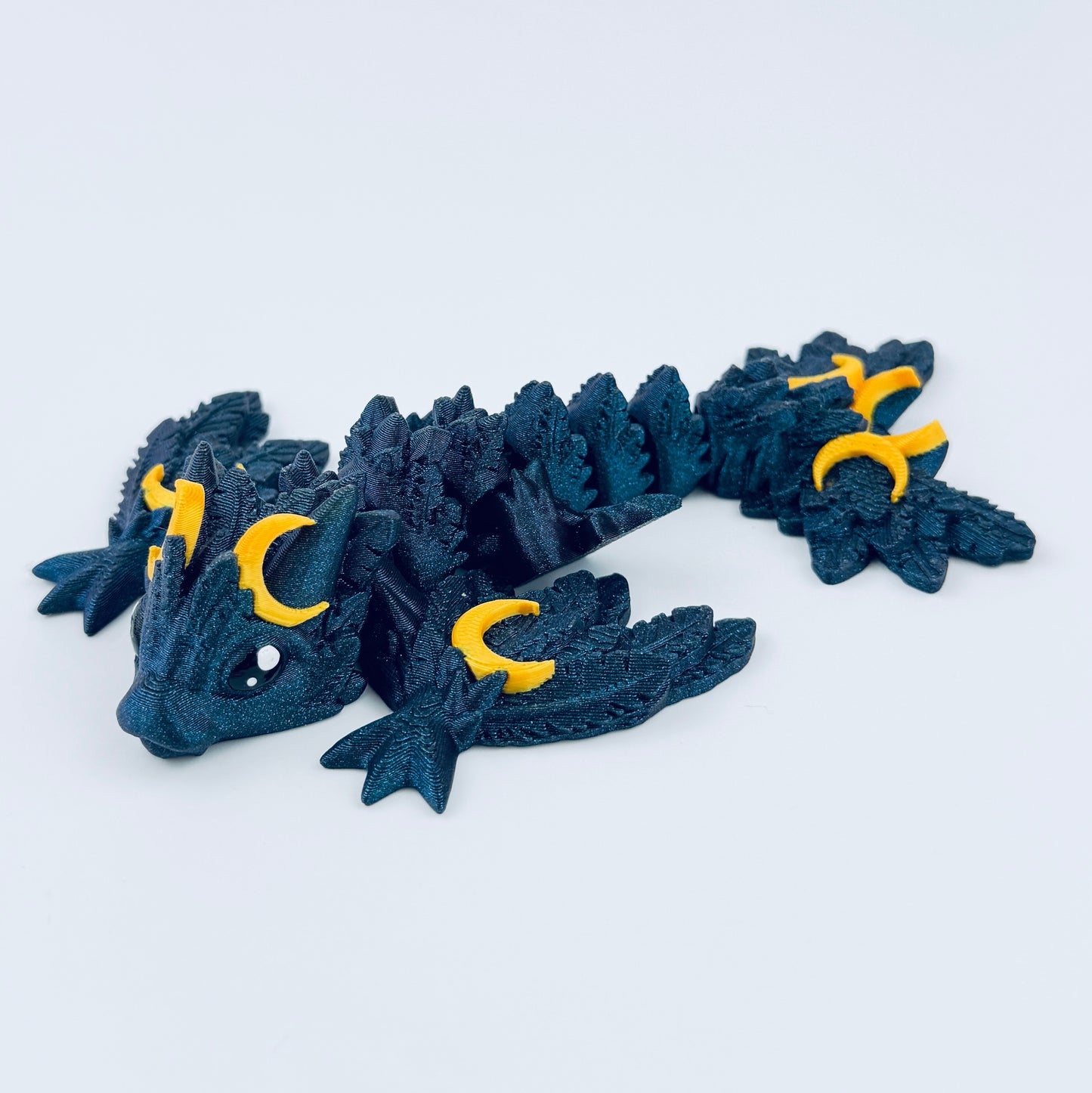Tiny Lunar Wyvern with gold moons