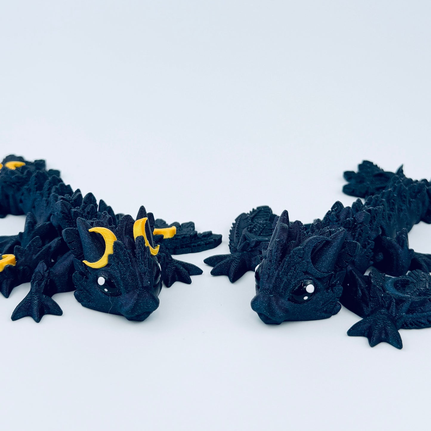 Tiny lunar dragon and wyvern