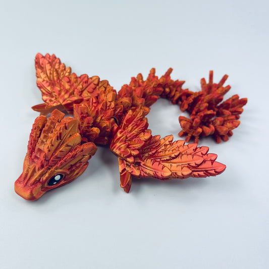 3d printed Baby Flying Serpent Dragon - View 2
