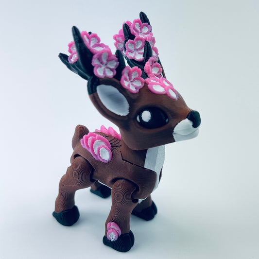 Cherry Blossom Deer