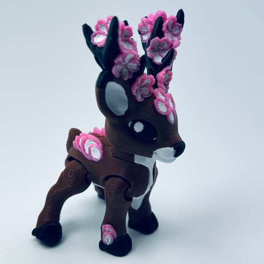 Cherry Blossom Deer