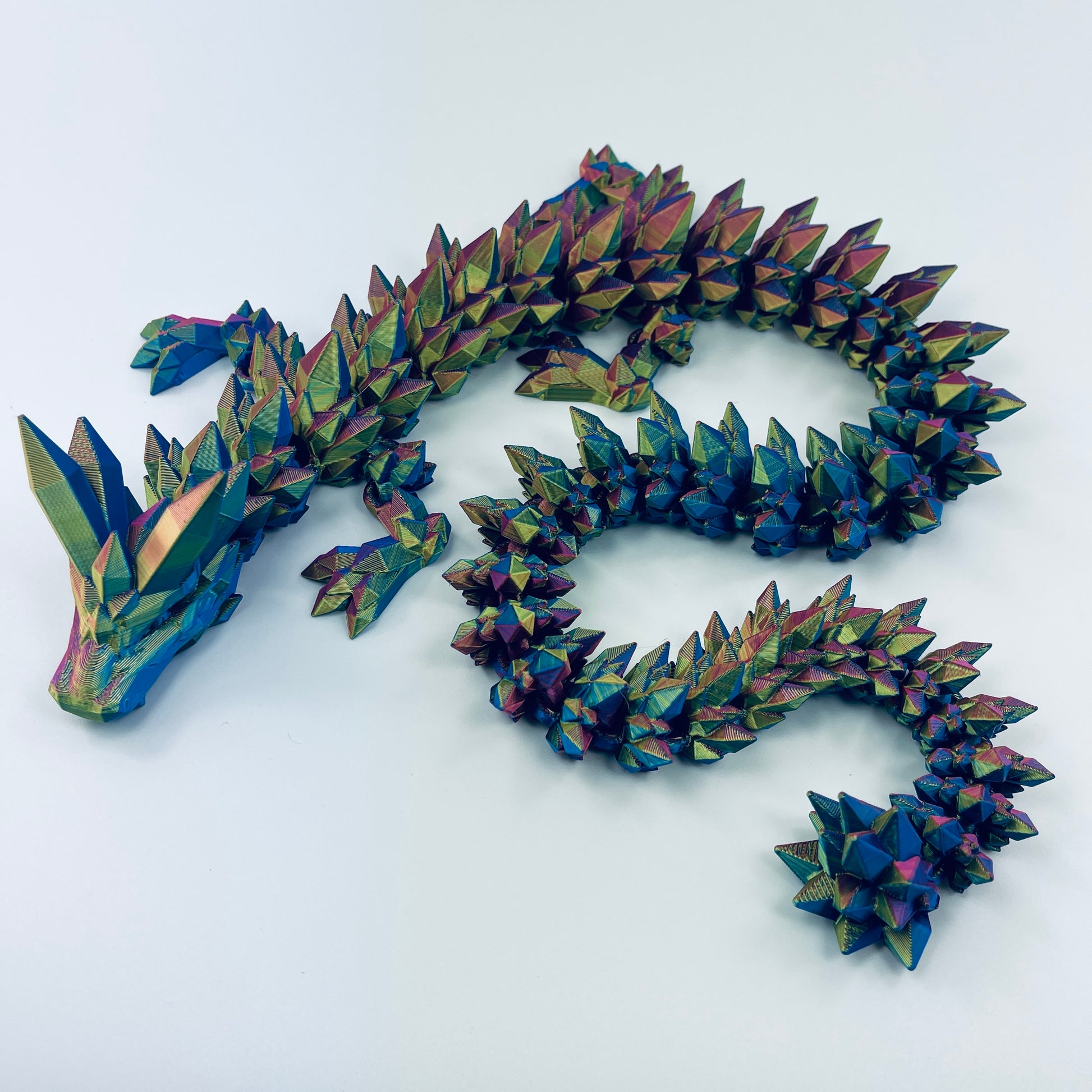 3d printed Crystal Dragon - five sizes, up to 1.5m long! - View 43