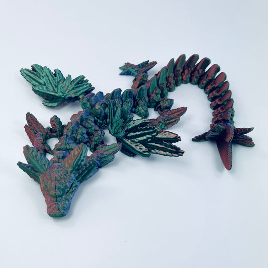 3d printed Axolotl Dragon - View 1