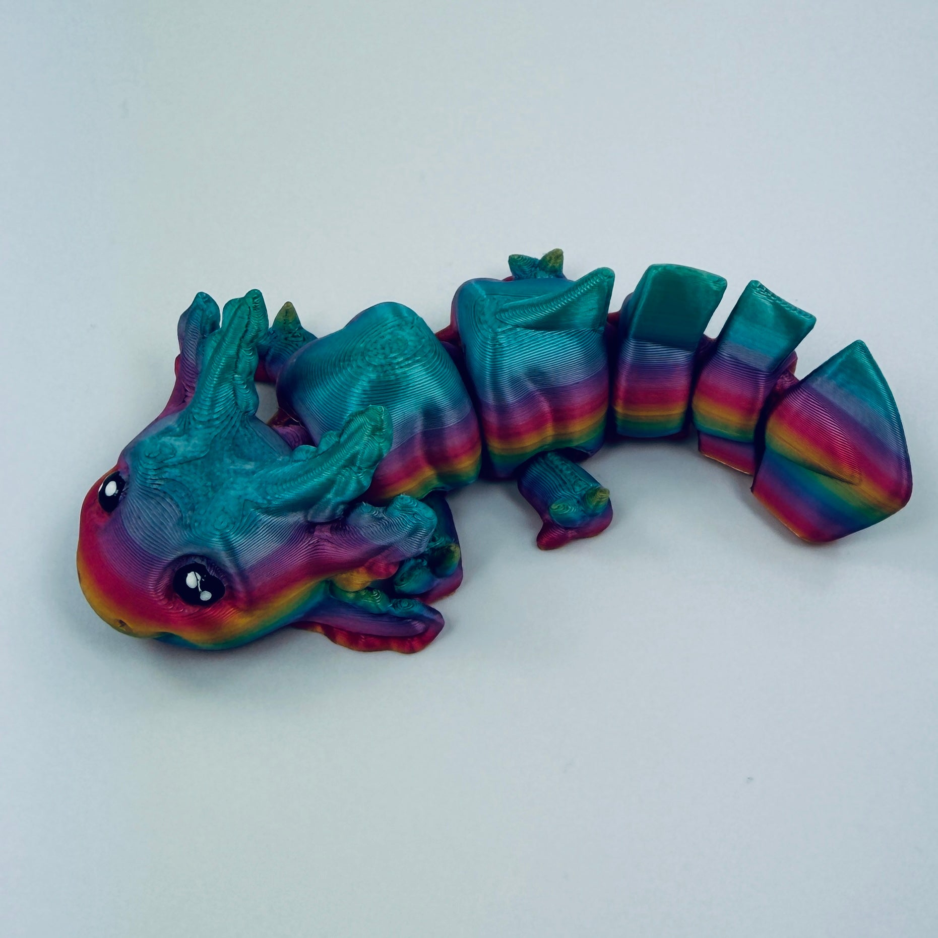 3d printed Axolotls - various sizes, styles including key ring - View 29