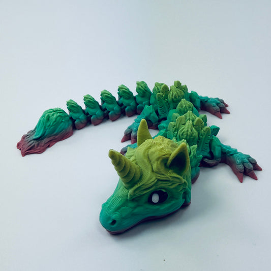 3d printed Baby Alicorn Dragon - View 2