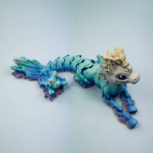 3d printed Seahorse - View 1
