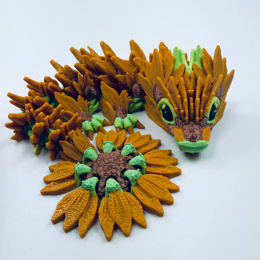 3d printed Baby Sunflower dragon - View 3