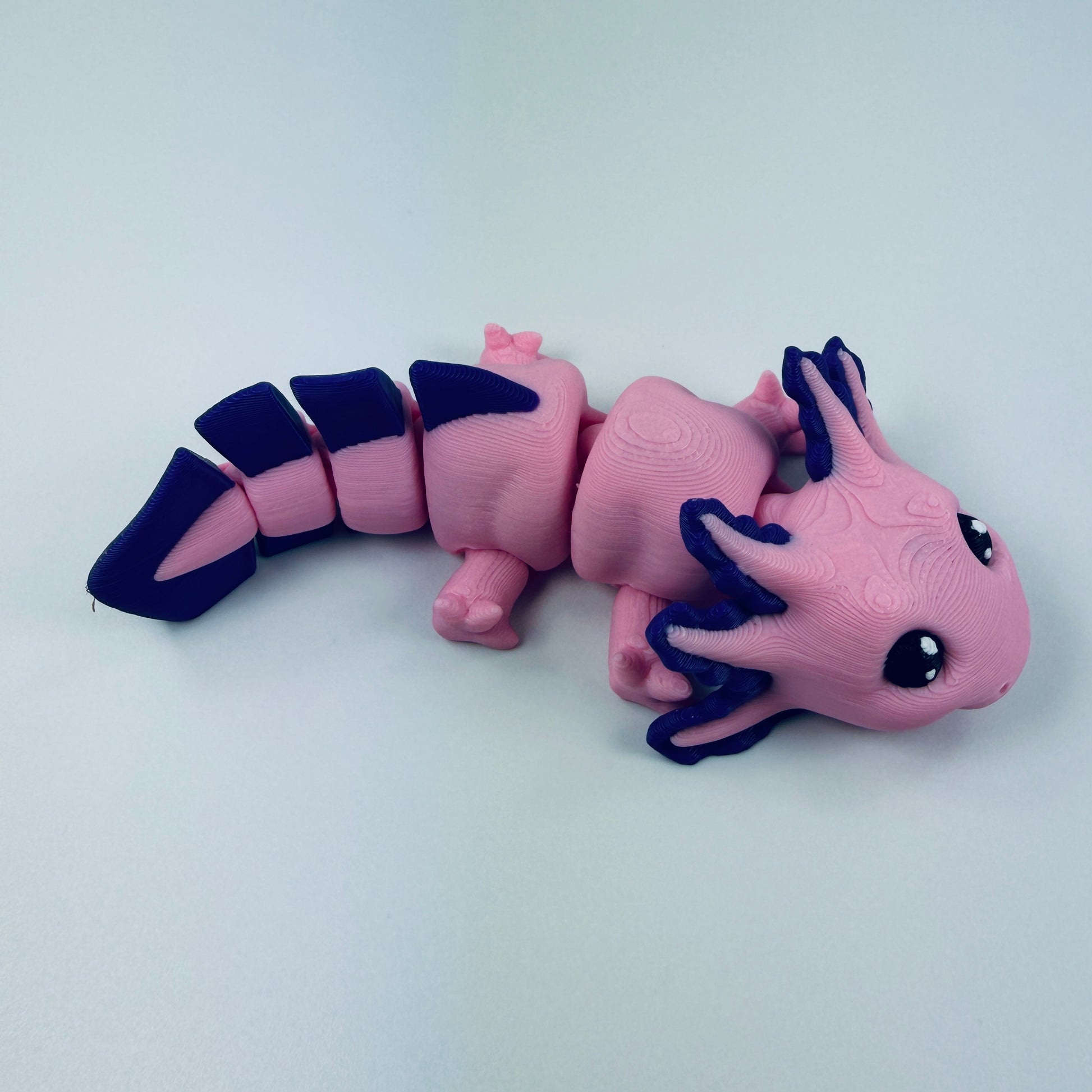 3d printed Axolotls - various sizes, styles including key ring - View 32