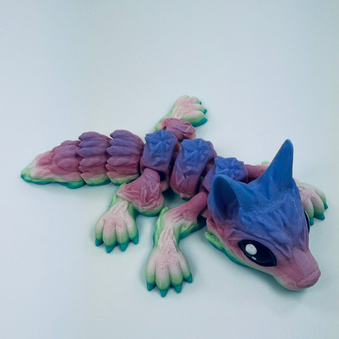 3d printed baby wolf pup - view 4