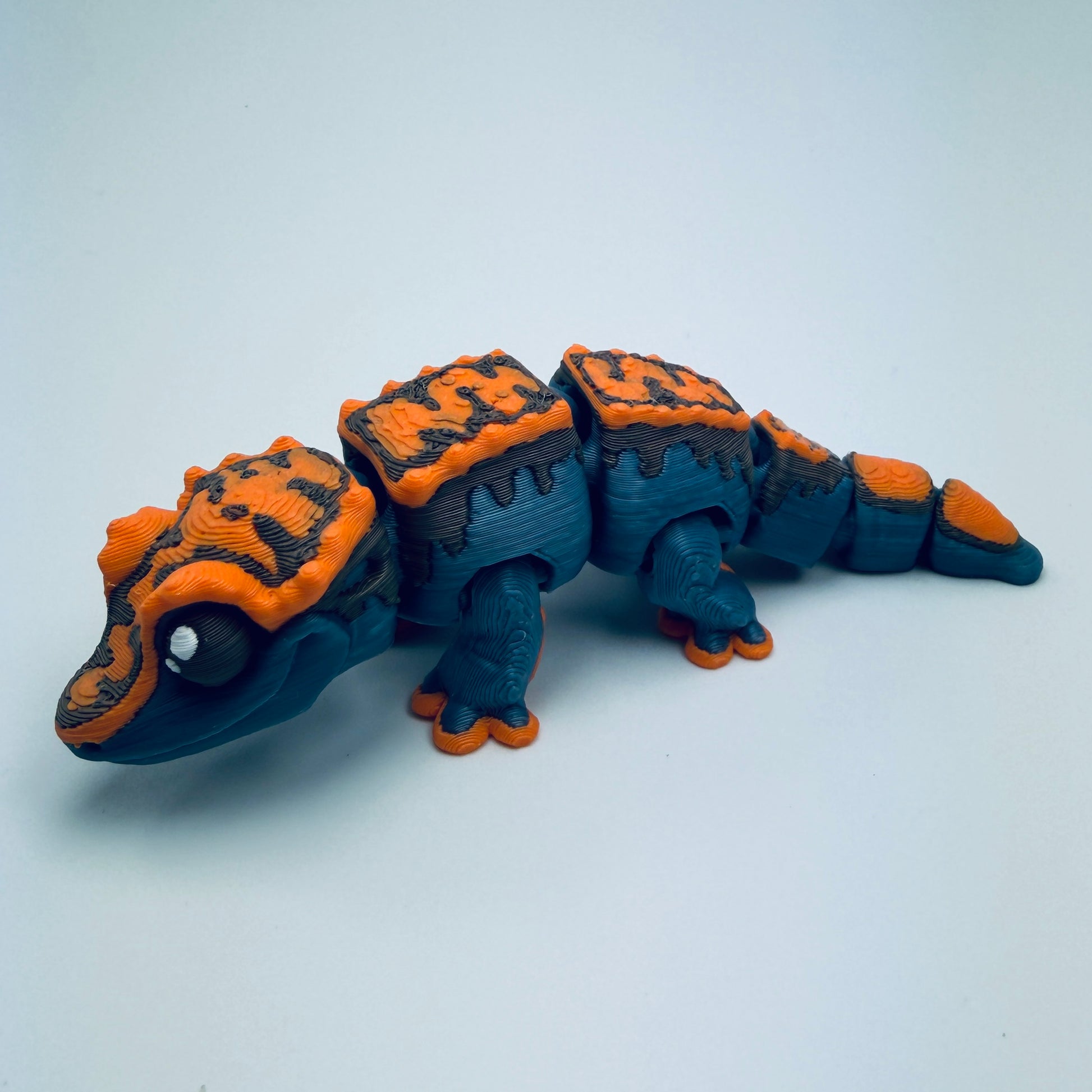 3d printed mini gecko - view 1