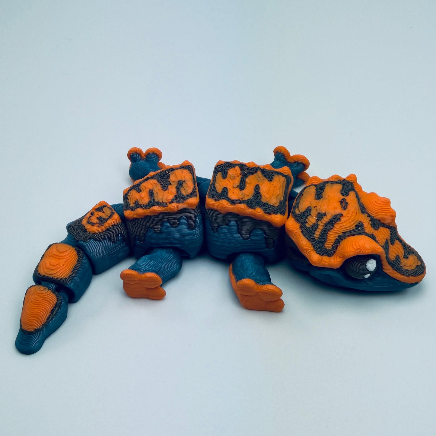 3d printed mini gecko - view 3