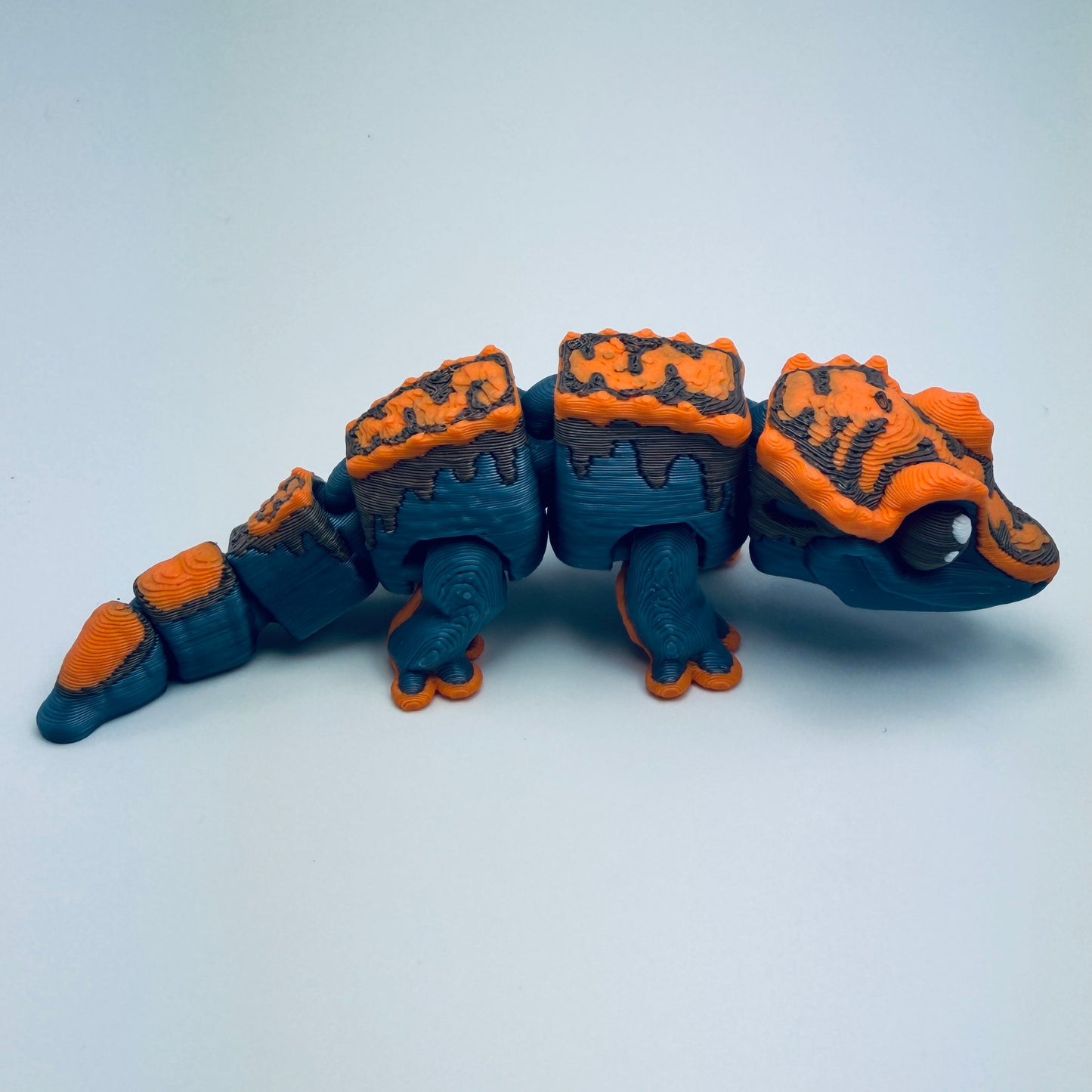 3d printed mini gecko - view 5