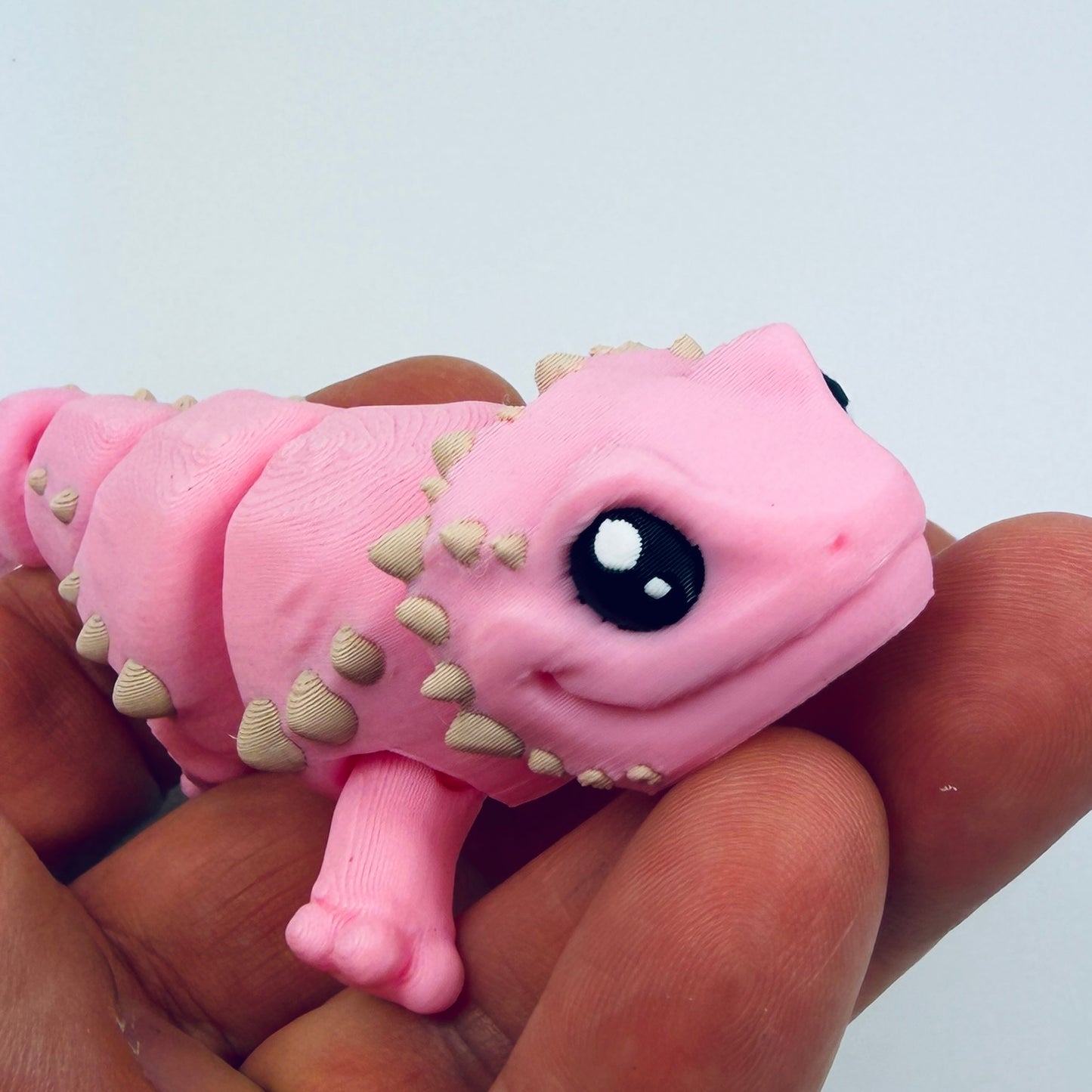 3d printed mini beardie - view 3