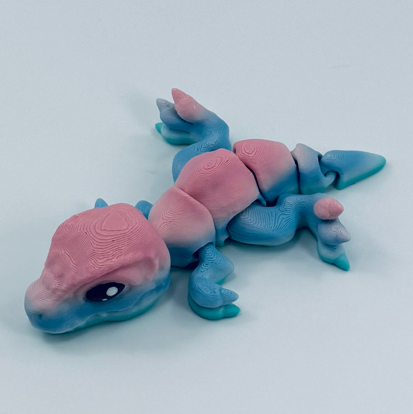 3d printed t-rex dinosaur - hand painted 4