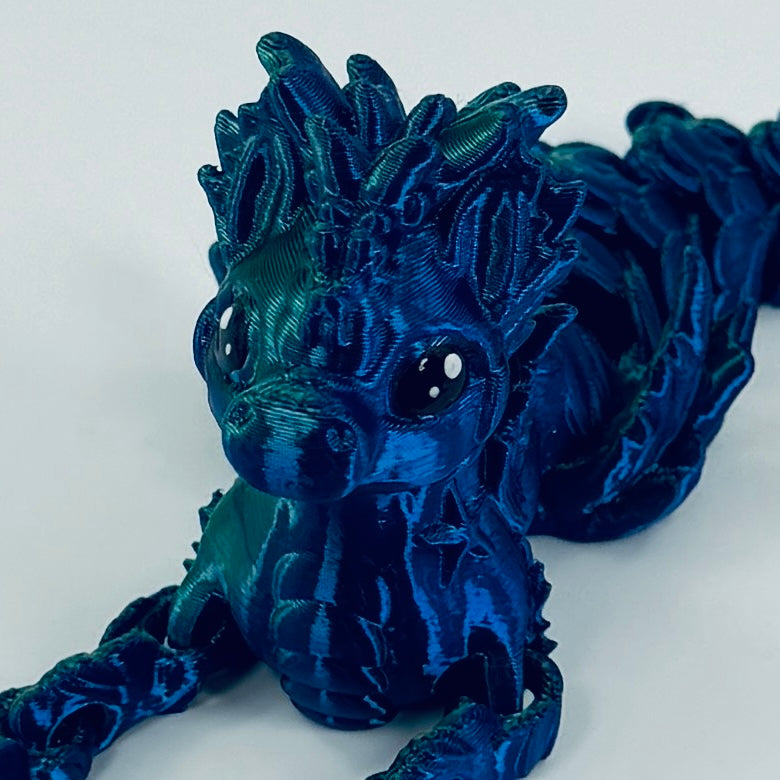 3d printed seahorse closeup