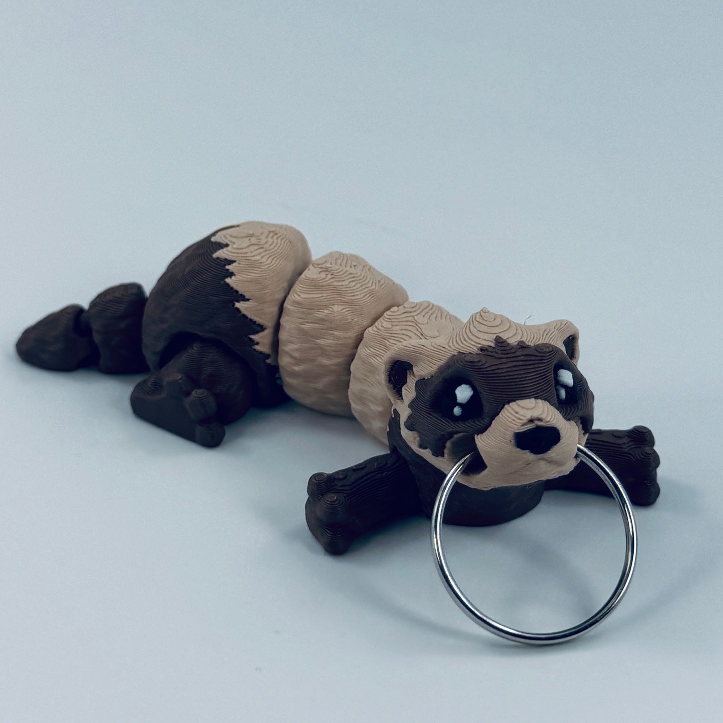 3d printed Ferret - includes mini key ring variant - View 9