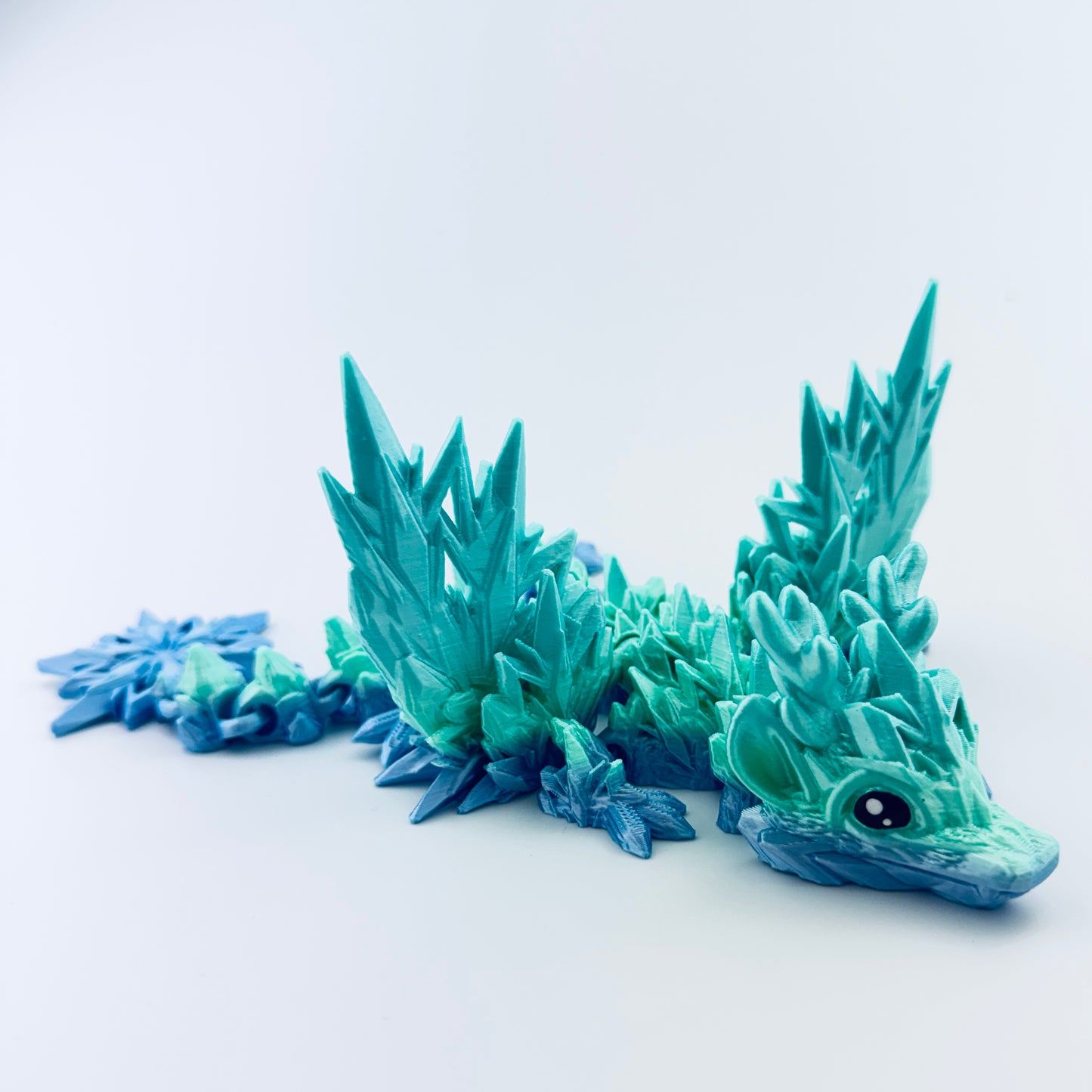 3d printed baby winter dragon - view 4