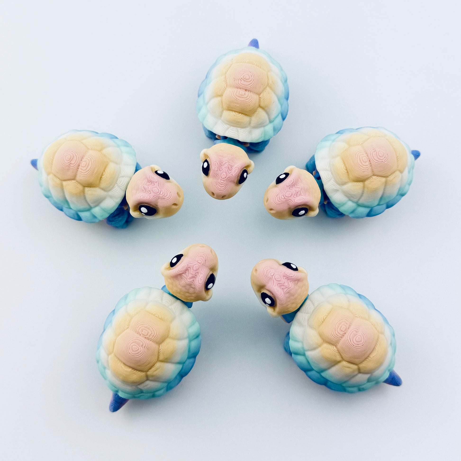 3d printed mini tortoise - view 1