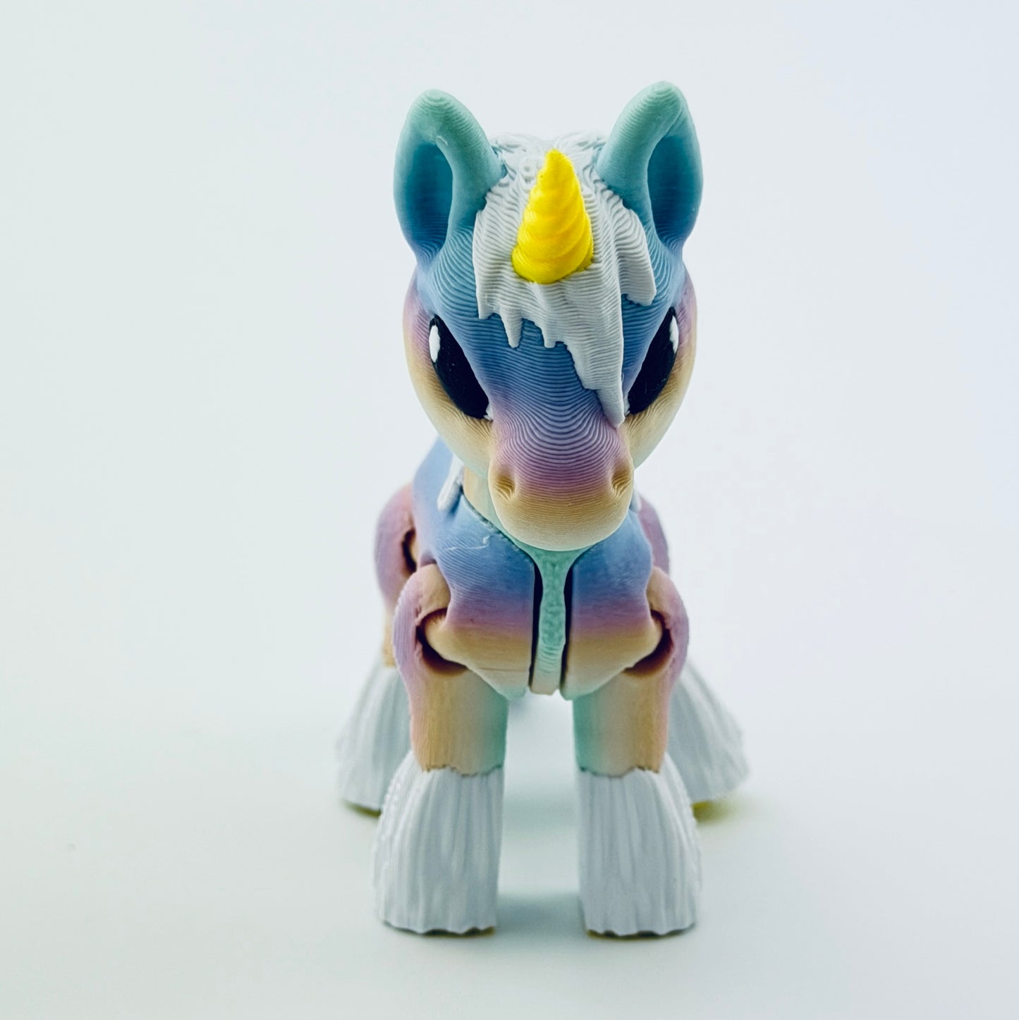 3d printed mini unicorn - view 2
