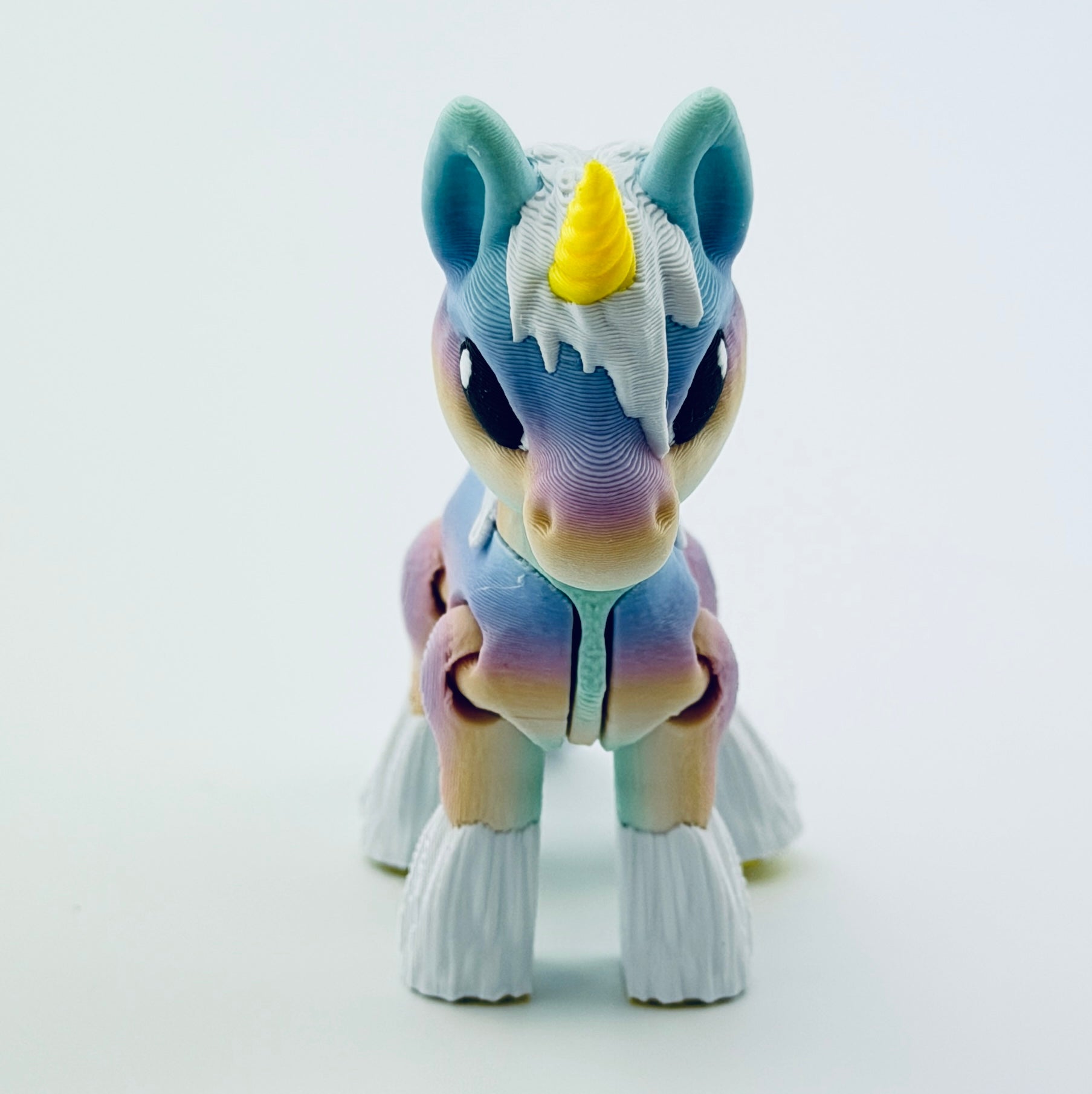 3d printed mini unicorn - view 2