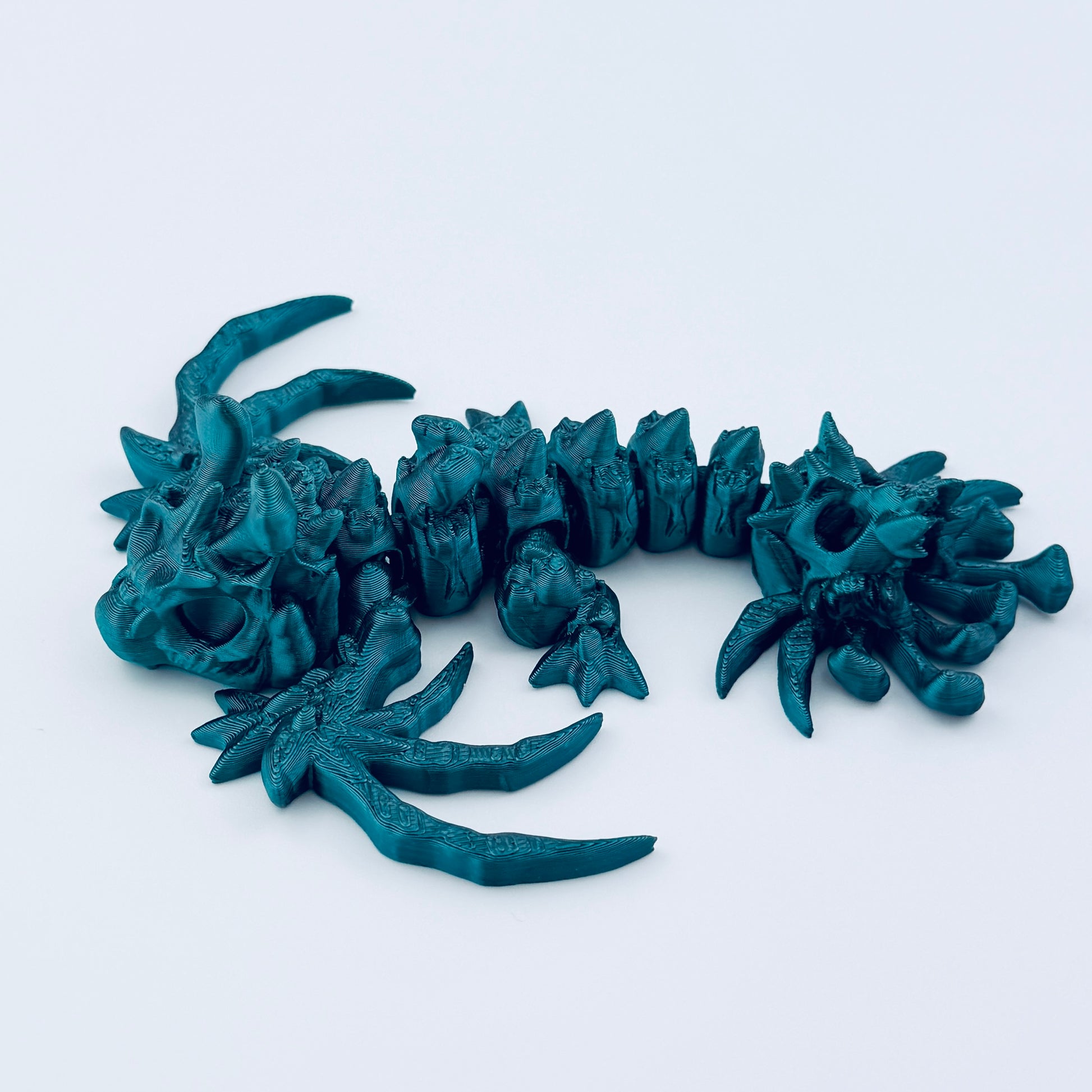 Tiny Hollow Wyvern - Black and Green 3