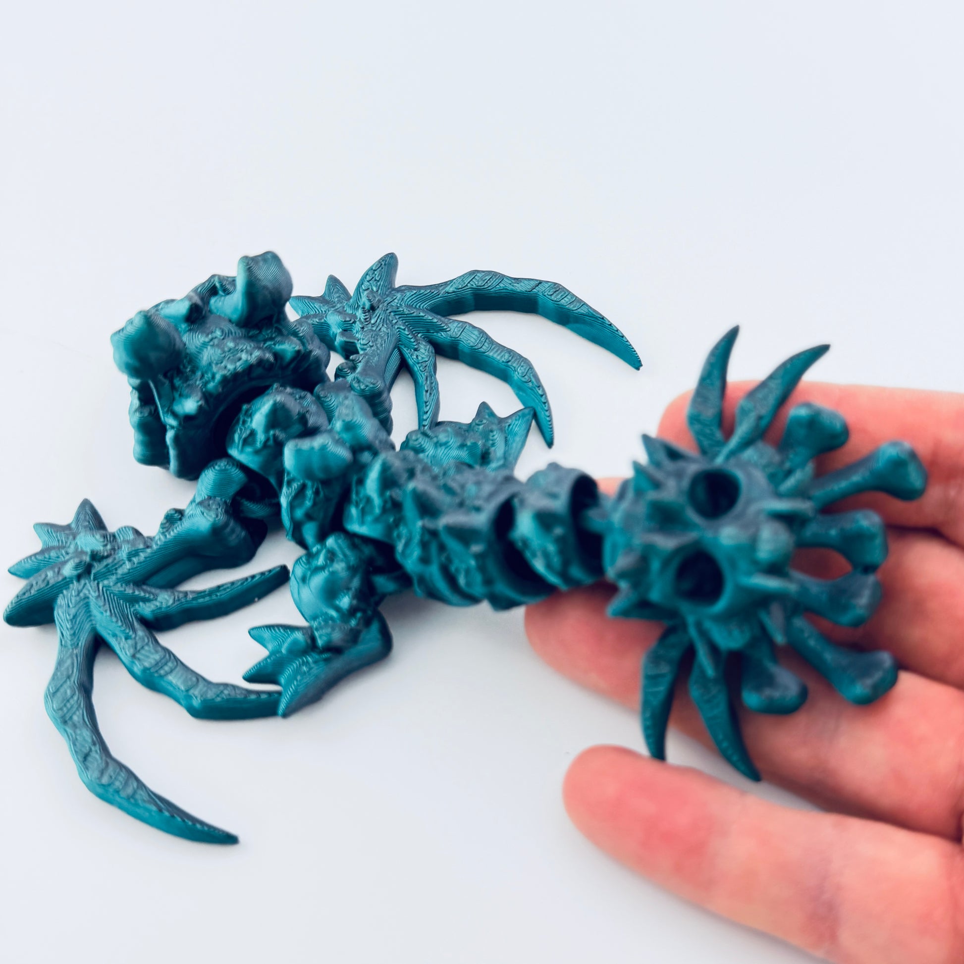 Tiny Hollow Wyvern - Black and Green 2