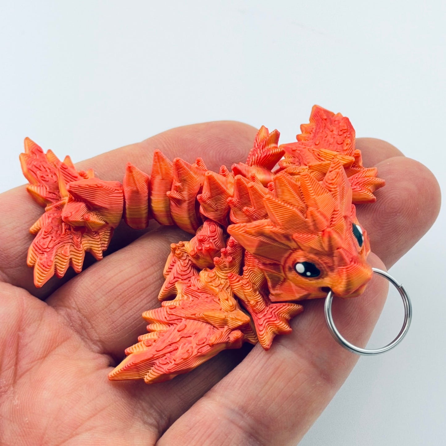Baby dragon key ring