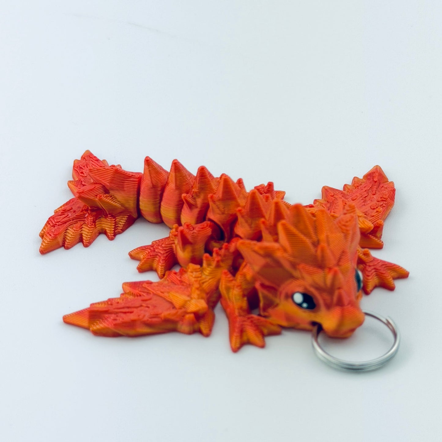 Baby dragon key ring