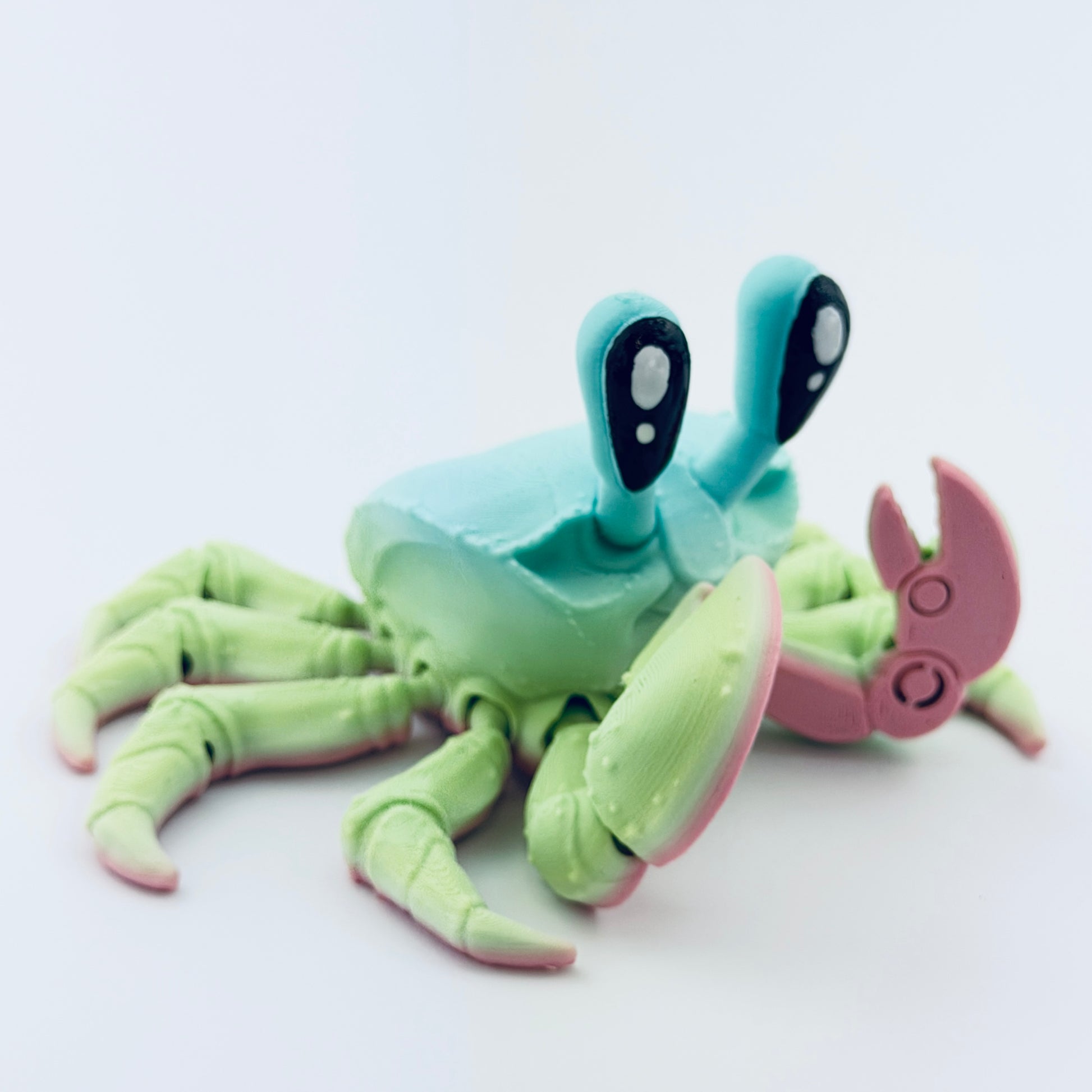 3d printed ghost crab - view 3