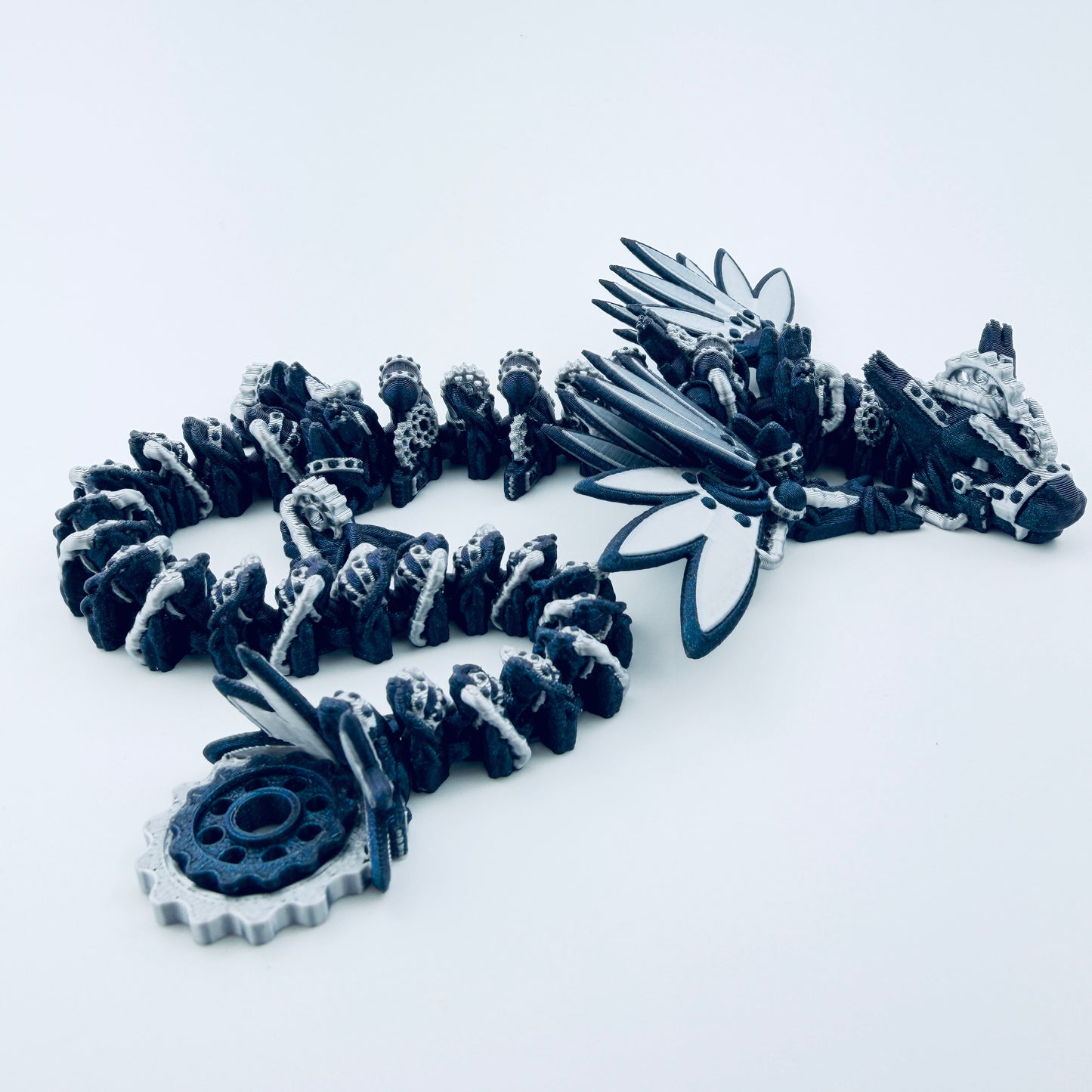 3d printed steampunk dragon - medium - view 4