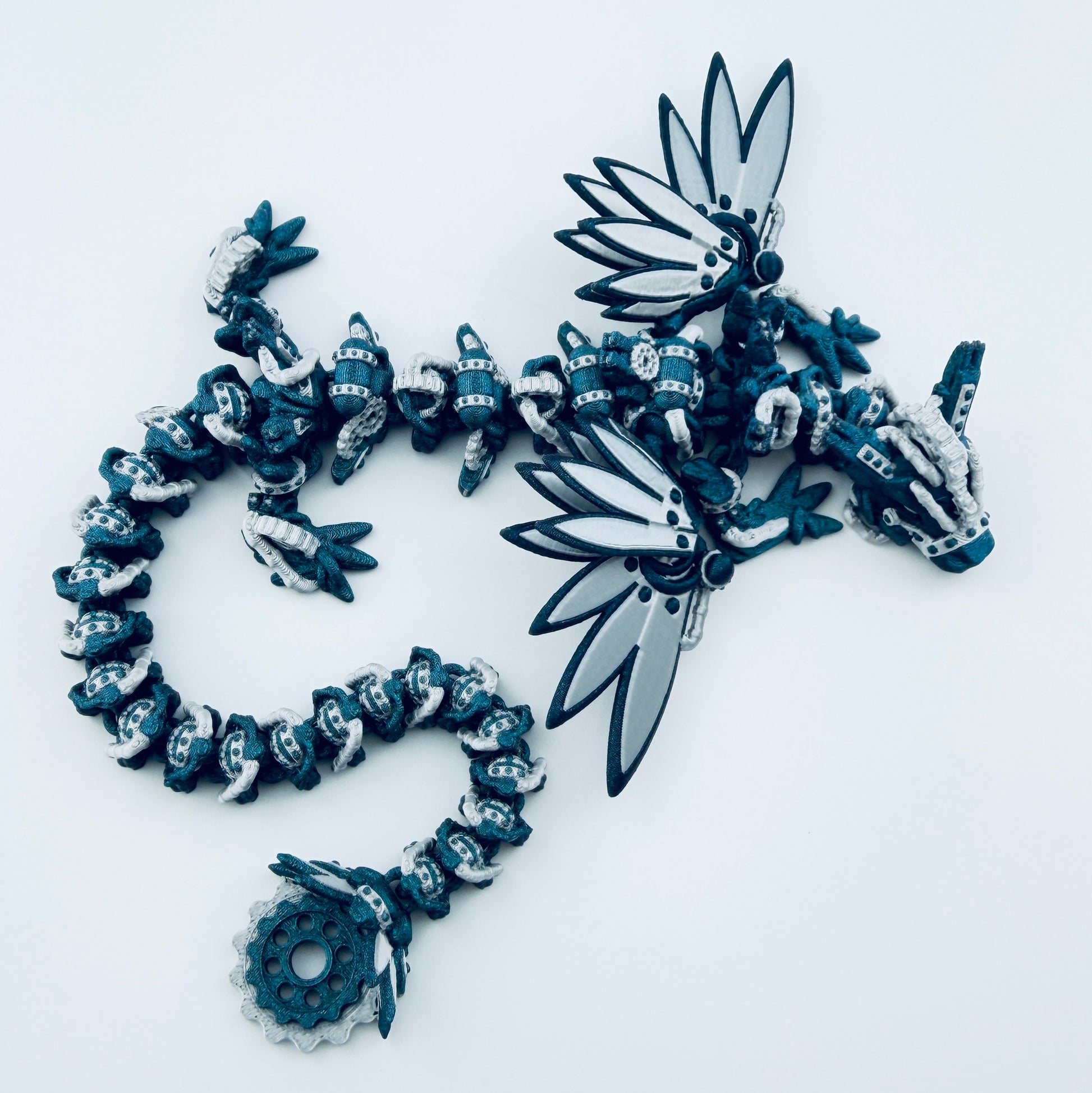 3d printed steampunk dragon - medium - view 5