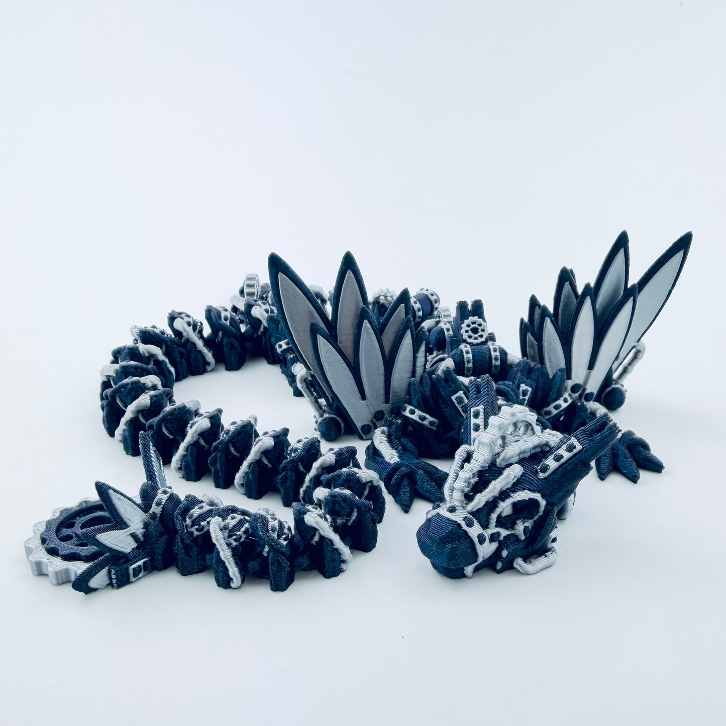 3d printed steampunk dragon - medium - view 6