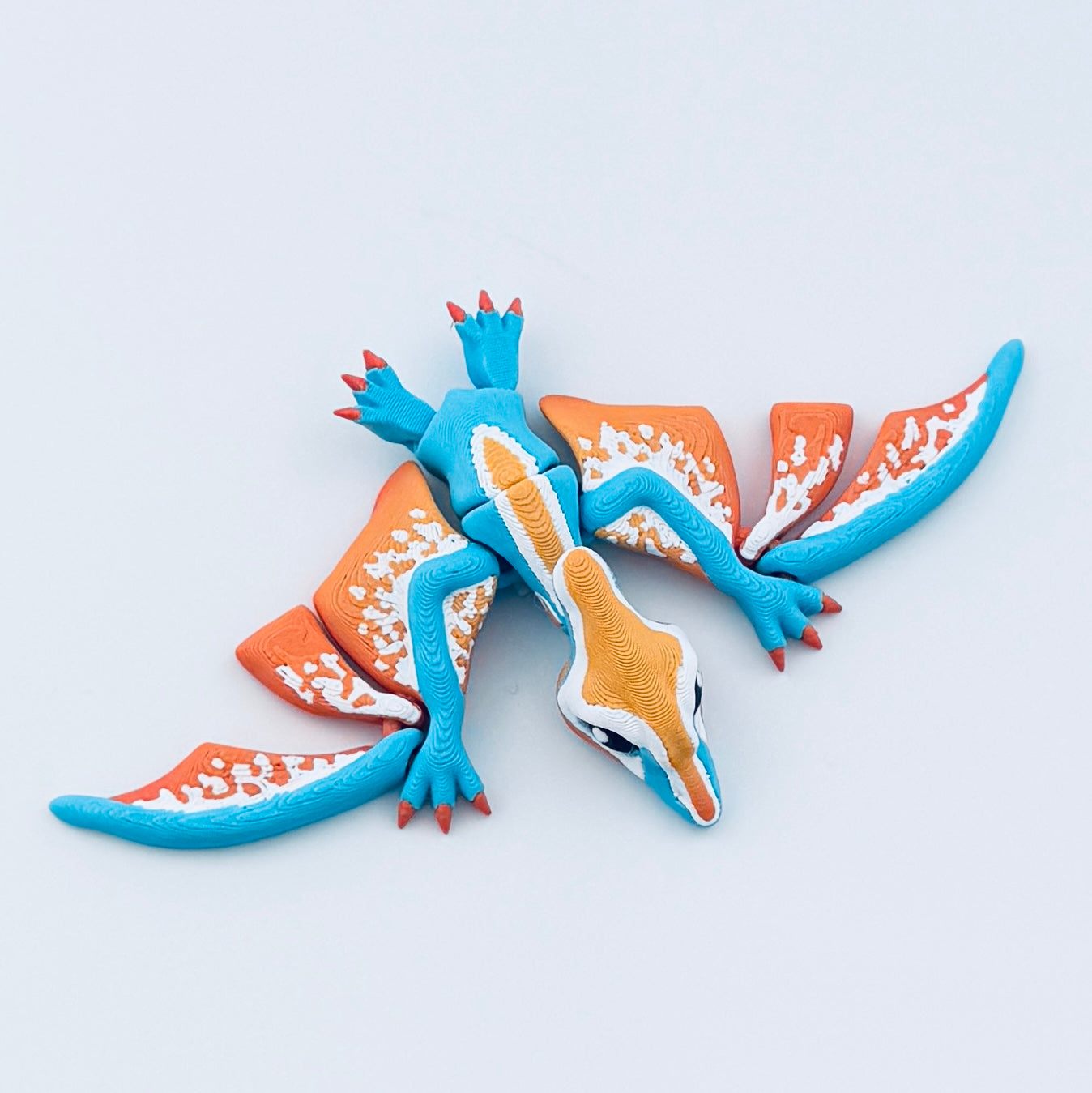 tiny 3d printed pterodactyl - view 4