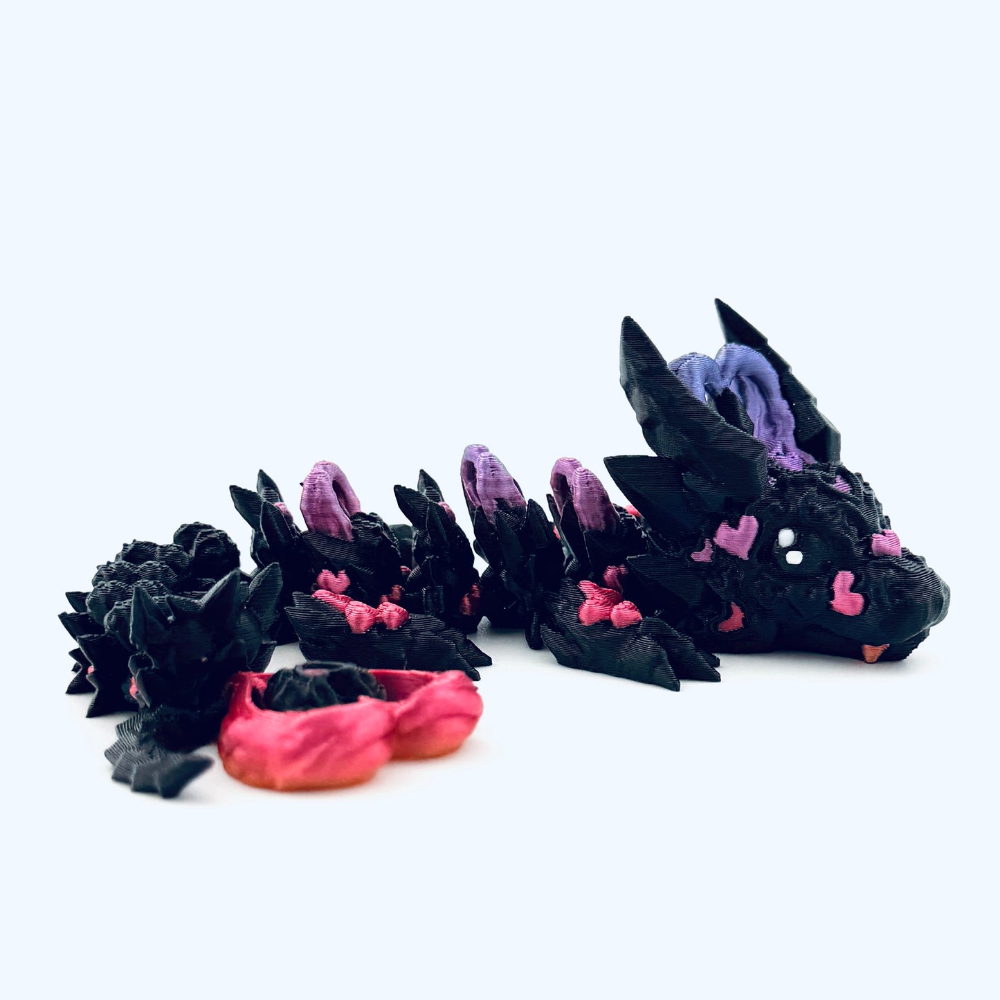 Baby Dark Heart Dragon - Rainbow Hearts 3