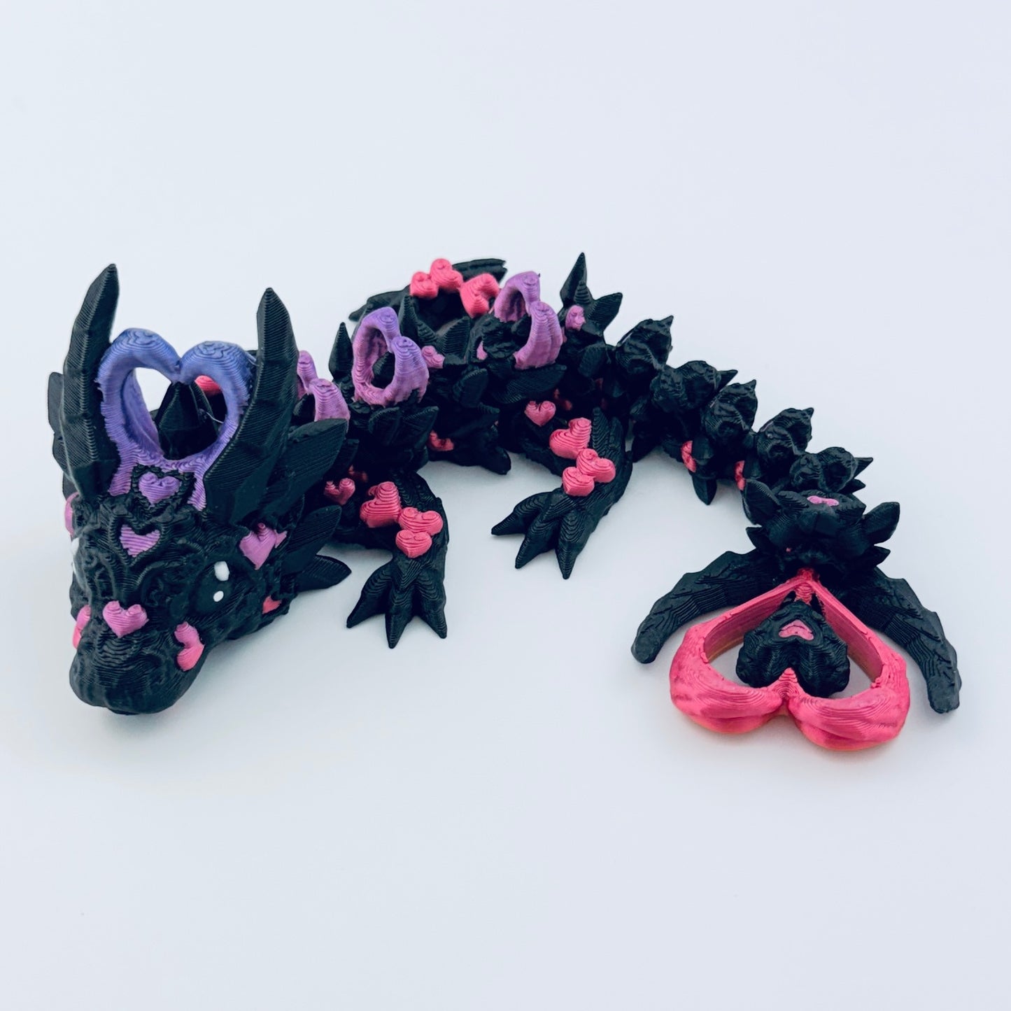 Baby Dark Heart Dragon - Rainbow Hearts 2