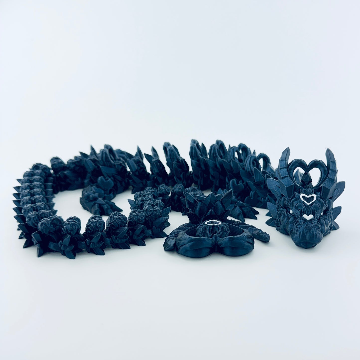 3d printed Dark Heart Dragon - Large 3