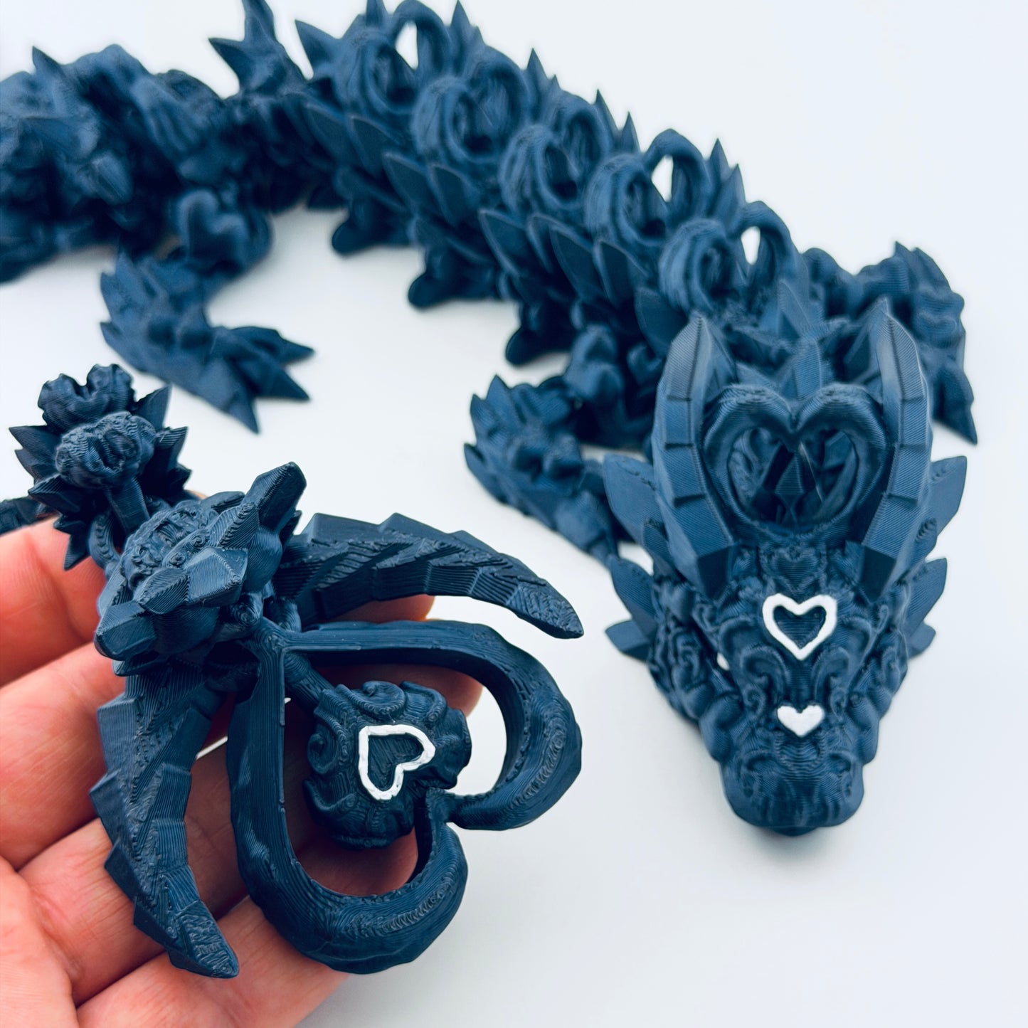 3d printed Dark Heart Dragon - Large 4