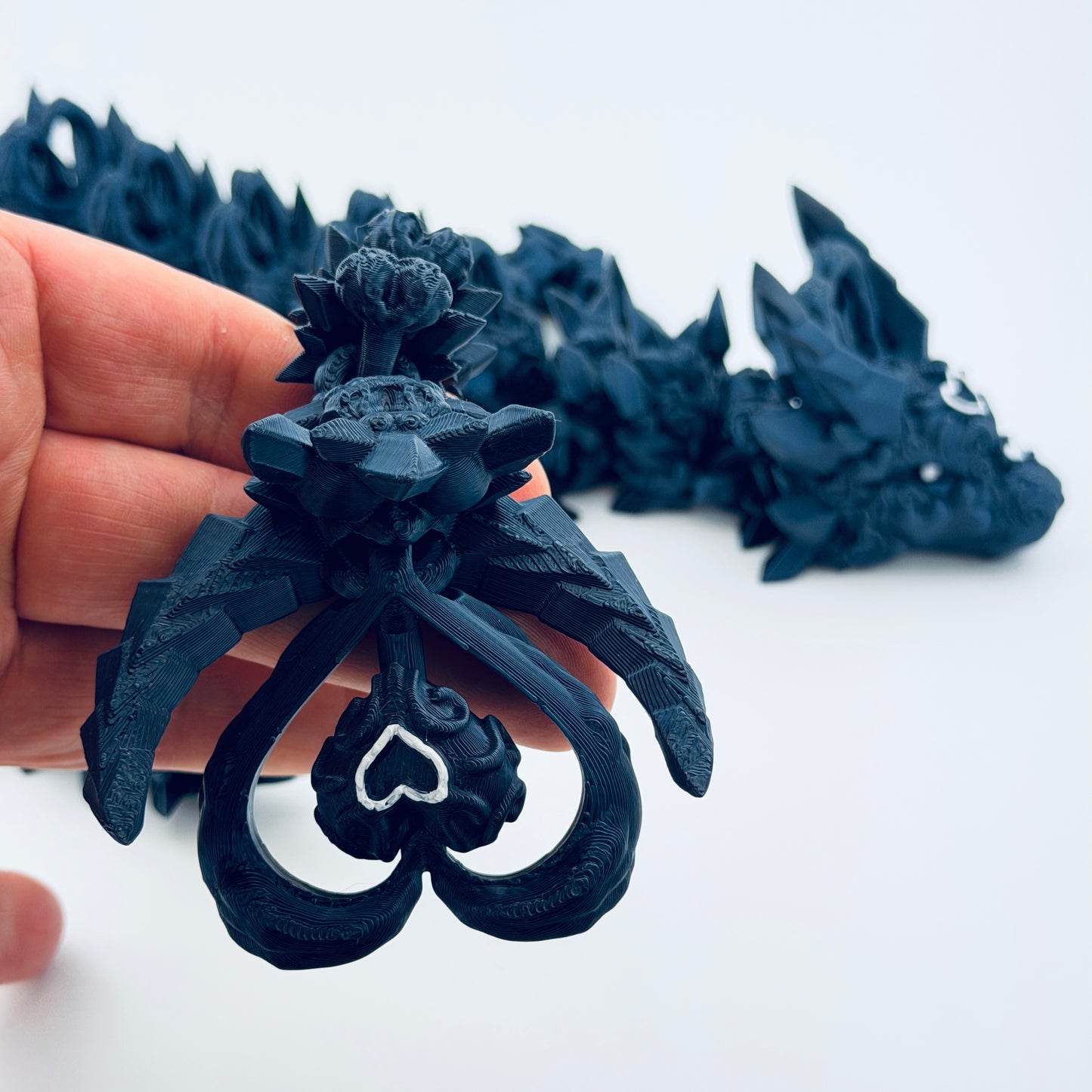 3d printed Dark Heart Dragon - Large 5