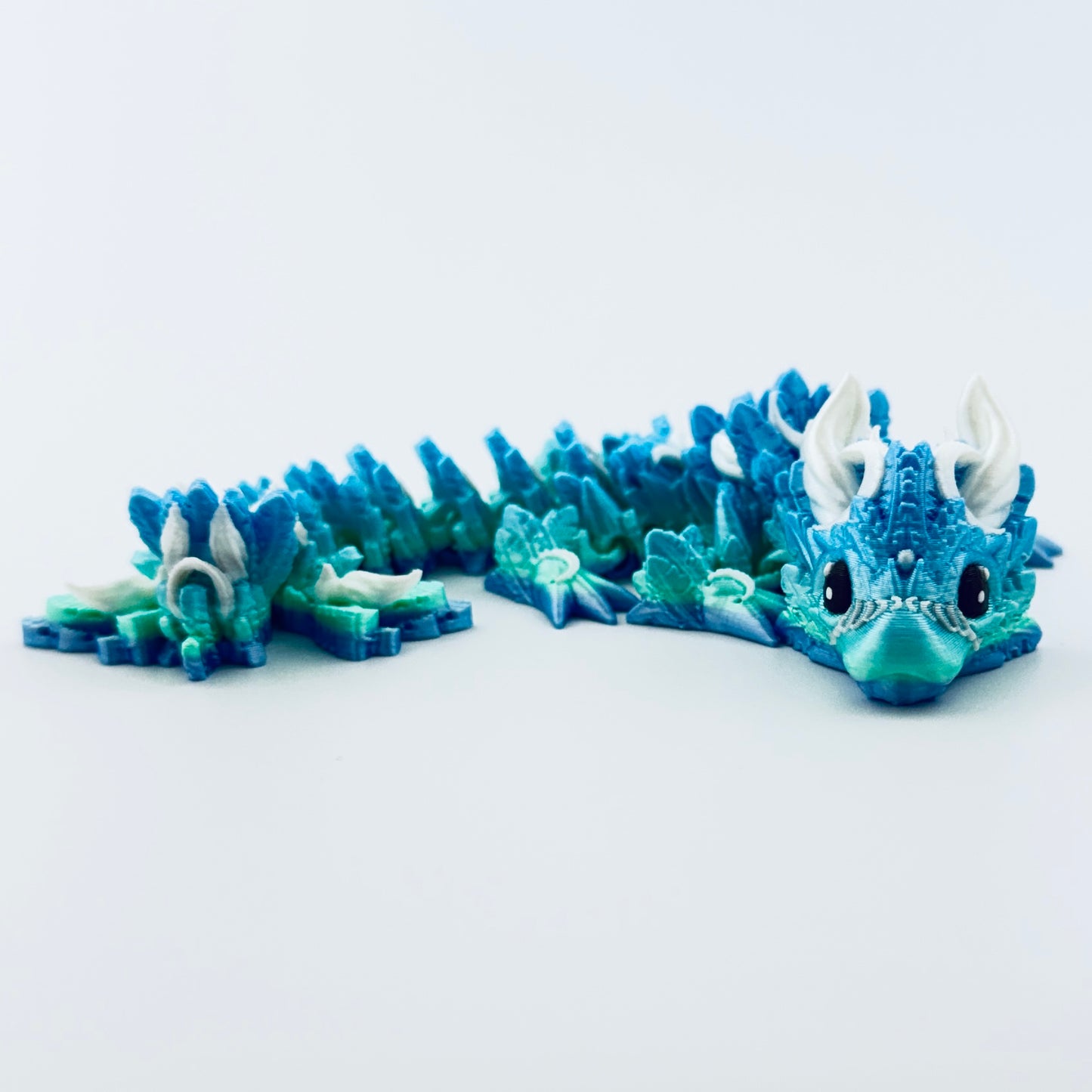 baby lunar dragon - blue and white 2