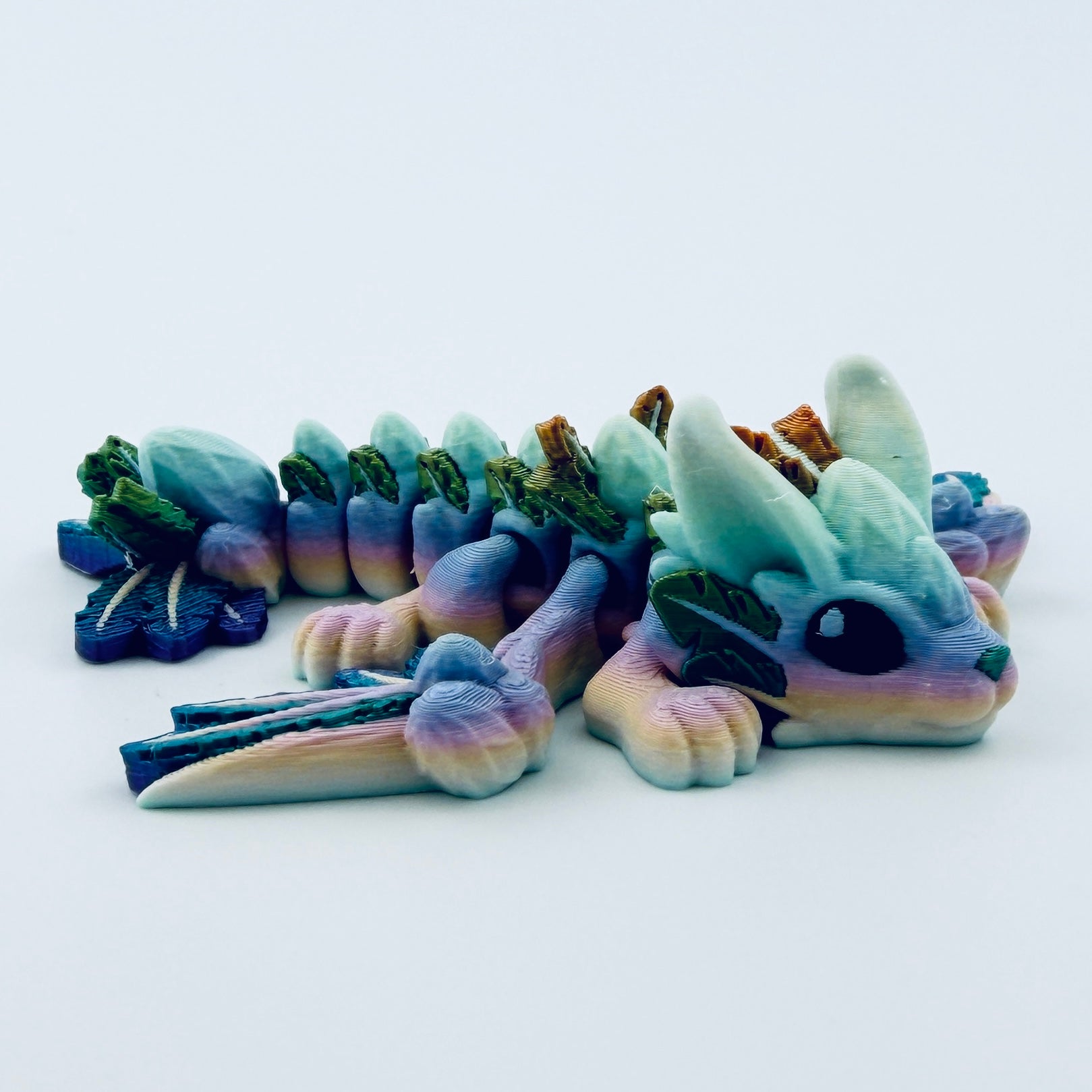 3d printed tiny bunny dragon - view 3
