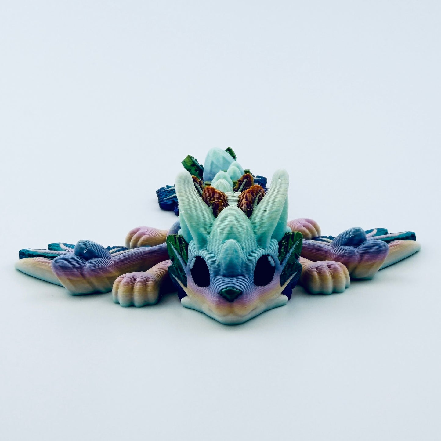 3d printed tiny bunny dragon - view 2