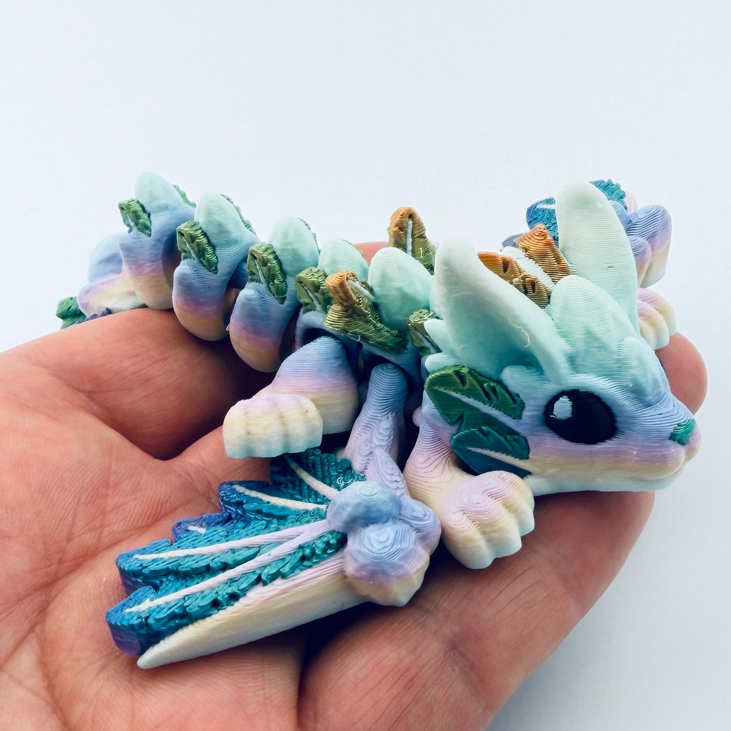 3d printed tiny bunny dragon - view 1