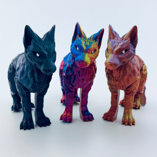 3d printed wolves